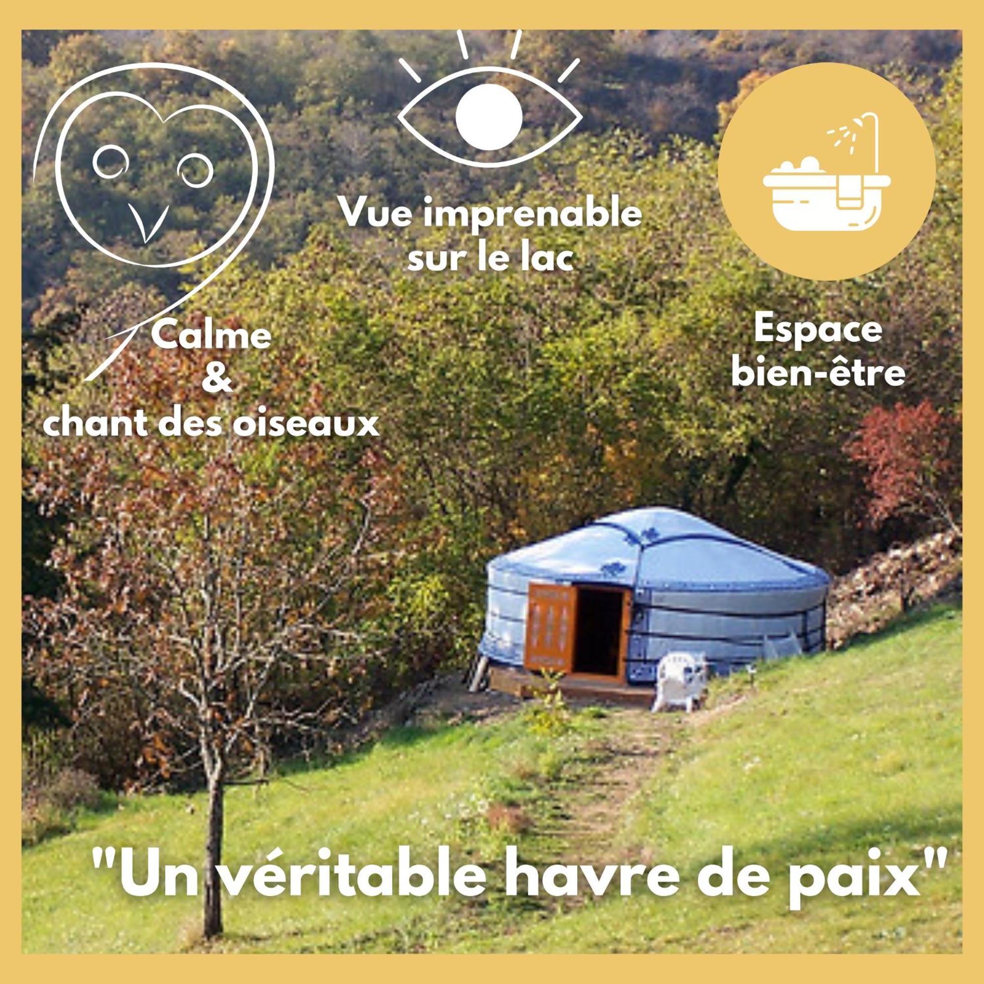 Les Yourtes O Fil 2 L'Eau Saint-Jean-Saint-Maurice-sur-Loire Dış mekan fotoğraf